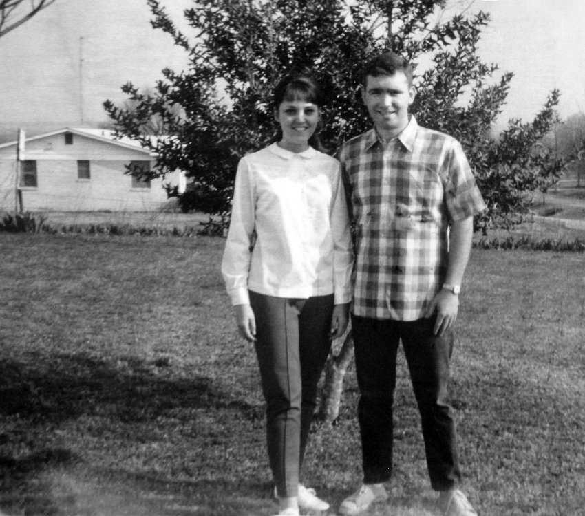 1968_04_Cathy_Bill Cathy and Bill