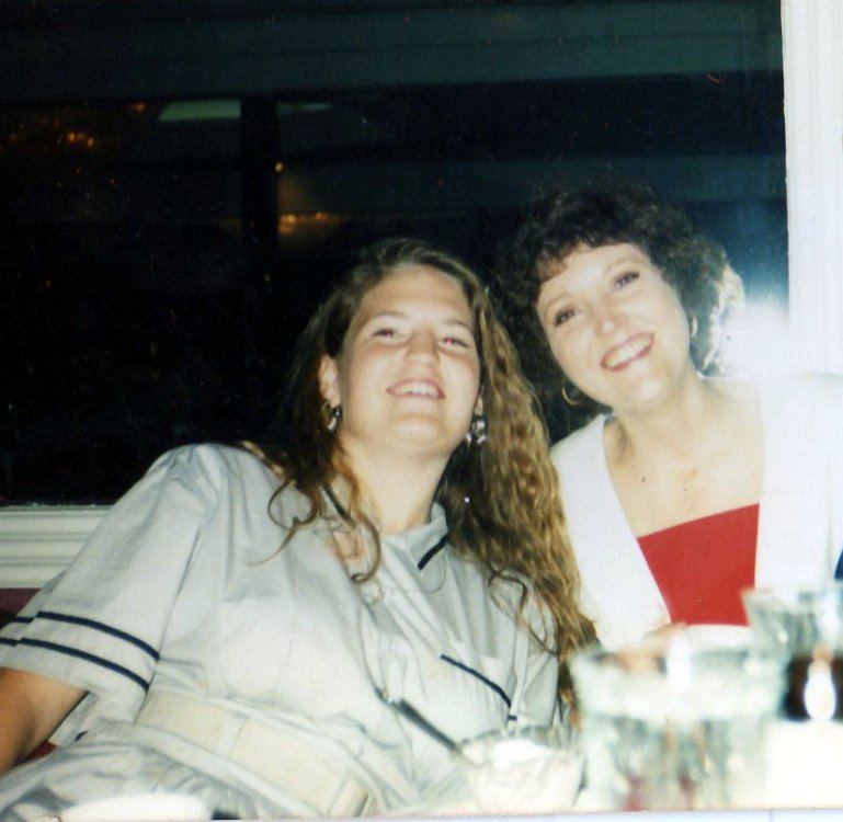 1990_05_wedding Rachel and Cathy at Kathy's wedding