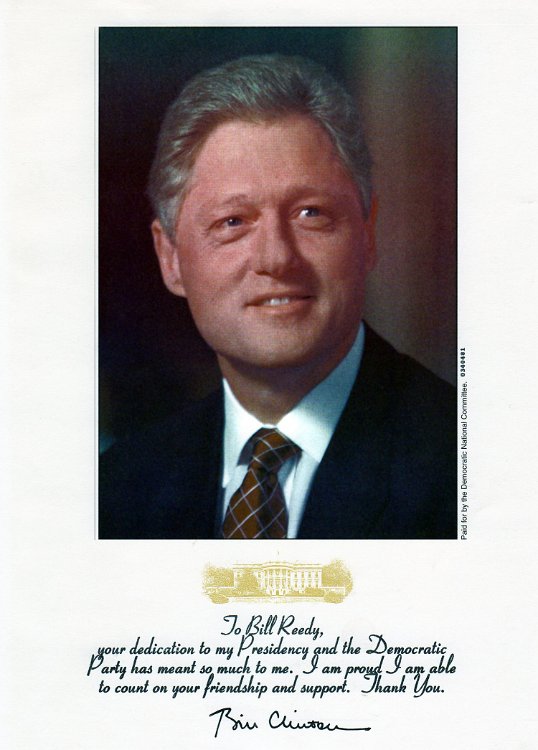 1993_01_BillClinton Bill's letter from Bill Clinton